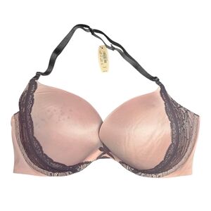 Victoria's Secret Pink and Black Lace Bra